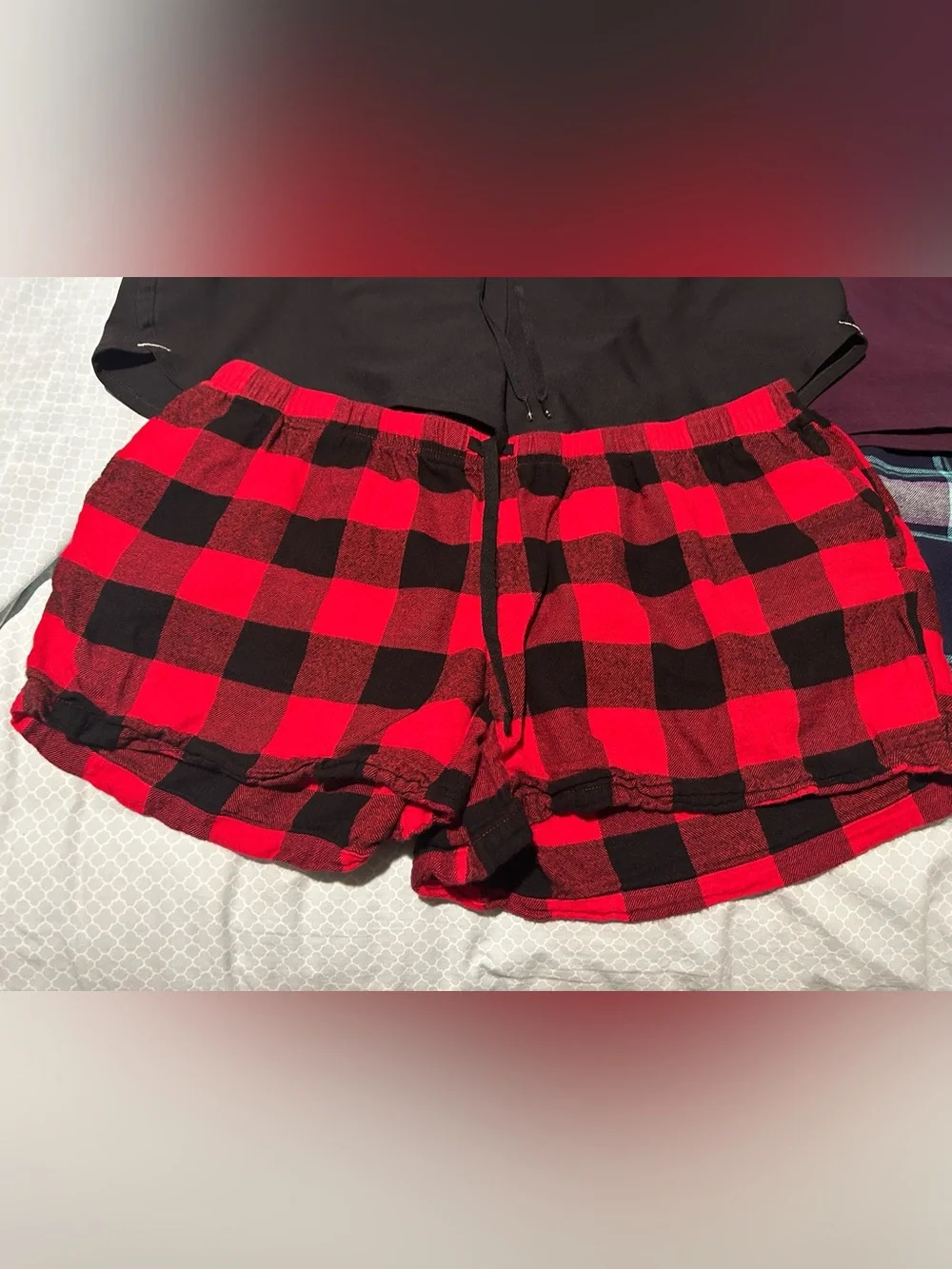 PJ shorts and tank top